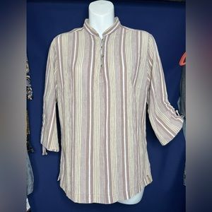 Columbia Striped blouse possible Size small